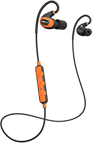 ISOtunes PRO 2.0 Bluetooth Earbuds Headphones, 27dB Noise Reduction, 16+ Hours Battery, IP67 Durability, Noise Cancelling Microphone, OSHA Compliant Professional Hearing Protection | 16+ hour battery, IP67 durability, noise-cancelling mic, 27 dB NRR, safety orange, professional work hearing protection