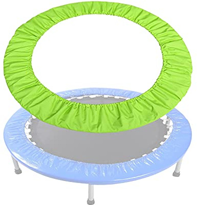 APJJ Trampolin Randabdeckung 81-152cm, Indoor Erwachsene Fitness Umrandung, Wasserdichtes Oxford-Tuch ZubehöR Ersatzteile, Grün, 38in 96cm