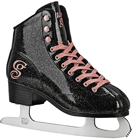 Lake Placid Damen Sabina Schlittschuhe, schwarz/rosa, 7