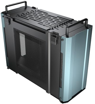 COUGAR Gaming | BOITIER PC Gaming | Dust 2 Iron Gray - Boîtier Mini-ITX - Pro-Cooling - Zones de Ventilation indépendantes - Chemins de Flux d'air séparés - Accès Facile à Plusieurs appareils