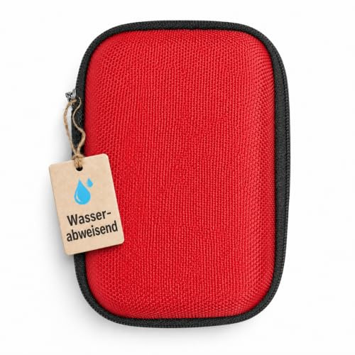 caseroxx Schutztasche für Beurer BiteX BR 60/90/10, Hardcase Reiseetui | Stoßfestes EVA-Hardcase mit wasserabweisender Oberfläche, zwei Netztaschen und Karabiner – sicher unterwegs