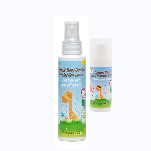 Bio Sonnencreme und Lotion mit Lavendelduft | Rein natürlich | Hält natürlich lästige Begleiter fern| Pflanzlich und pflegend | Baby ab 0 Monaten, Kinder und die ganze Familie | 100ml - LUNA bio