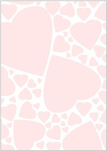 Briefpapier mit Herzen DIN A4 - Papier mit Herzchen - 20 Blatt - Motiv Nr. 031 | 160g/m²