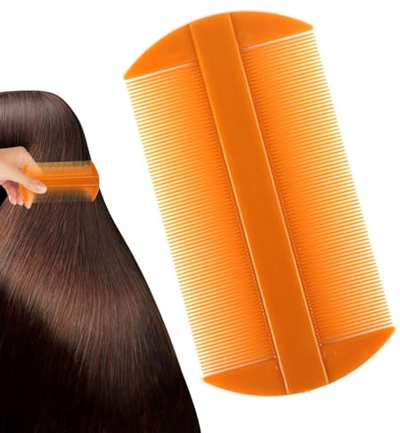 Peigne à cheveux | Peigne d'élimination des poux à dents fines - Peignes anti-puces, peigne à cheveux double face pour éliminer les pellicules, les poux et les lentes pour traiter les poux de