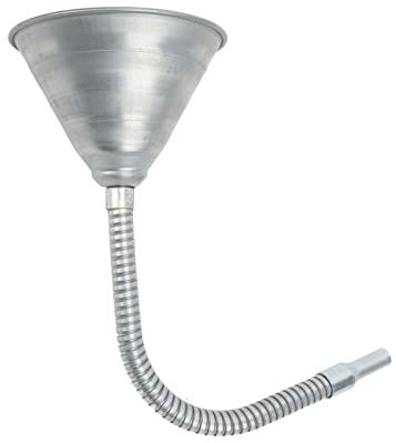 Embudo De Boquilla Flexible, Embudo Con Tubo Flexible, Embudo De Cebado Universal Embudo De Boquilla De Acero Al Carbono Con Manguera Flexible De 330 Mm/12,99 Pulgadas Para Automóviles, Motocicletas Y