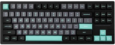 EPOMAKER x Feker Galaxy80 Tastiera Meccanica Gasket, lega di alluminio, Bluetooth/Wireless/USB-C, con Hot-Swap, NKRO, per giochi/Mac/WIN (Marble White Switch, Nero)