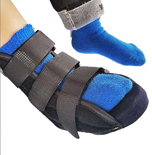 RUIXIA Chaussure Postopératoire pour Enfant Chaussure Fracture Attelle Fixation Pied Cheville Jambe Chaussure Rééducation Réhabilitation Pour Fracture et Entorse Chaussure Bout Ouvert