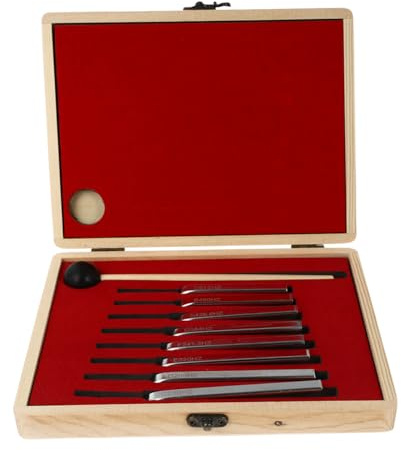 SAFIGLE Stimmgabel aus Aluminium mit Glatter Runder Oberfläche Tragbar und Robust für Violine Cello und Gitarre als Präzises Musikzubehör und Stimmgerät