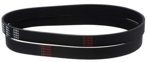 QUARKZMAN 2 Stück 210J PJ Keilrippenriemen 8 Rippen 21(533,4mm) Länge x 0,74(18,72mm) Breite x 0,14(3,5mm) Dicke EPDM Poly V Riemen Keilriemen Flachriemen Antriebsriemen Für Rasenmäher