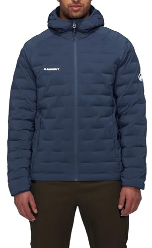 Mammut Chaqueta con capucha para hombre (1 unidad), marine, XL