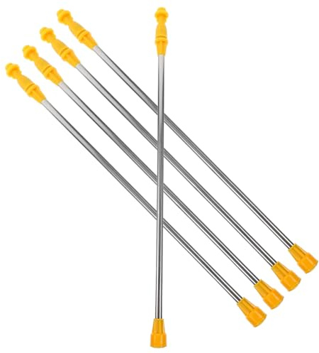 Mipcase Tige de Pulvérisation Télescopique en Inox 5 Pièces pour Jardinage Agricole, Rallonge Réglable pour Pulvérisateur Électrique, Lance D’arrosage Multifonction pour Cultures