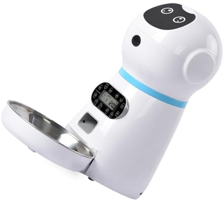 SUPVOX Feeder Automatic Dog Puppy Food Dispenser Dry Food Feeder Timed for Pet Supplies