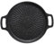 de barbecue en fonte - Poêle de cuisine intérieure, poêle à griller circulaire | Chatham durable, anodisé, en céramique saine, antiadhésive, poêle circulaire en fonte avec poignées