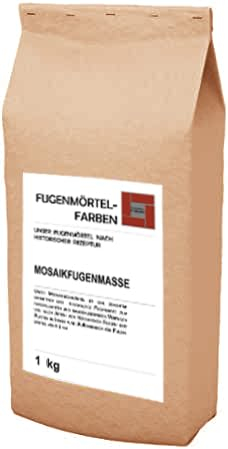 MOSAIK Fugenfüller | ZIEGELROT | 1kg | Optimiert für 1mm-4mm schmale Fugen im Innen- und Außenbereich auf Wand- und Bodenflächen | Frostfest