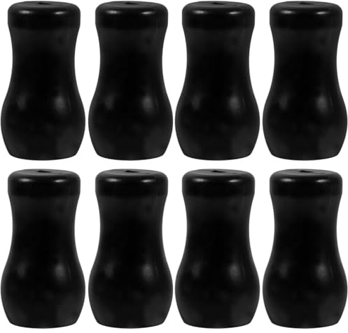 Cabilock 8 Pièces Boutons De Cordon pour Stores en Bambou, Poids en PVC Noir, Accessoires De Tirage pour Rideaux, Facile À Installer, Conception Élégante Et Polyvalente