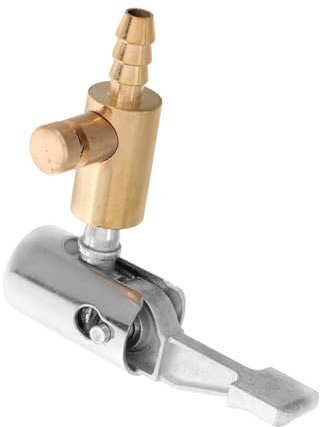 SWOOMEY Metall-reifenfüllfutter Mit Clip-Adapter Verriegelbarer Reifen-luftfutter Passend Für Auto-kompressorpumpe Kein Auslaufen Effizientes Aufpumpen Für Verschiedene Reifen