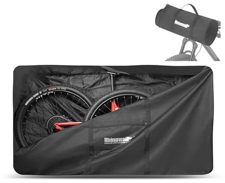 SUNELFFY 29 inch Bike Travel Bag Storage Bags Folding Bicycle Case Fits 29 inch,27.5inch,700C or Below Bikes, Bicycle Transport Case Bike Transport Bag