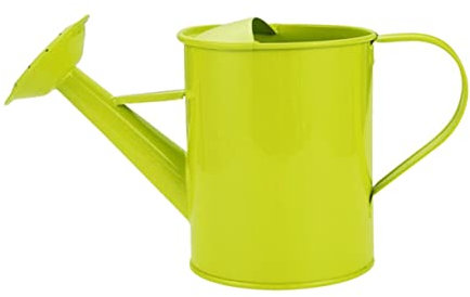 FELTECHELECTR Pot De Fleur Atteindre Jouer Corbeille Tondeuse à Gazon Pot D'arrosage Automatique Pouvez Usine Arrosage des Plantes Arrosoirs Mini Solaire Enfants Jeu d'eau Fer Forgé Light Green