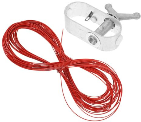 TINEASUR Cabrestante para Cubierta de Piscina Cable, Juego de 1 Set en Aluminio y Acero, Fijación Segura para Piscinas Elevadas en Invierno