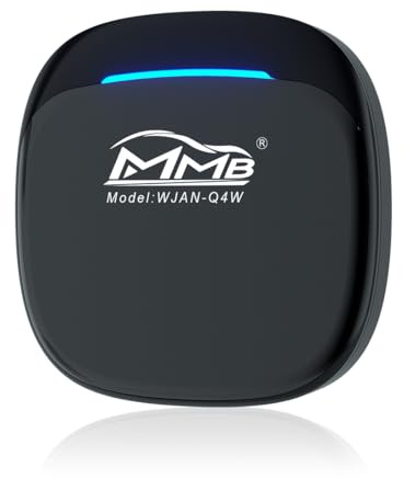 MMB CarPlay Magic Box Car Play 2025 Neueste Android 13 Multimedia Video Ai Box, QCM 6225 8-Core 8+128GB,YouTube/Netflix/Google Store, unterstützt HDMI-Ausgang und SIM-Karte CarPlay und Android Auto
