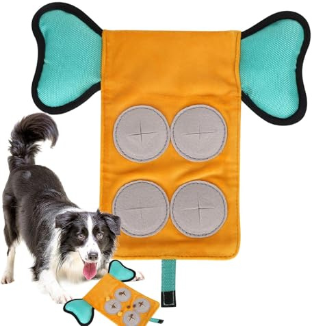 Duroecsain Jeux Interactifs Distributeur de Snack pour Chiens - Accessoire Interactif avec Casse-tête pour Alimentation - Fournitures avec Jeux et Sons pour Soulager l'Ennuye, Enrichissement Sain,