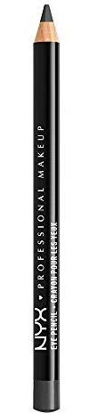 NYX Professional Makeup Eye Liner Pencil Slim Smooth Pencil, 913 Charcoal | Precision Formula, 31 Entrancing Shades, Mattes To Shimmers, Easy Application, Cruelty Free