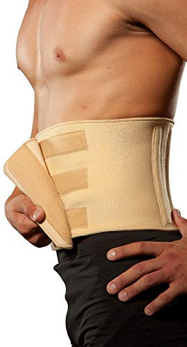 Hochwertige Rückenbandage/Rückenstütze LOREY-LU10004 aus Neopren Beige