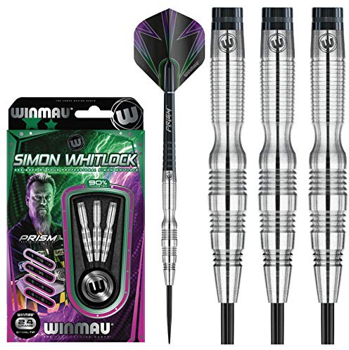 WINMAU Simon Whitlock Dartpfeile-Set, Messing, Stahllegierung, 22 g oder 24 g