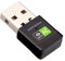 Chiavetta WiFi USB Adattatore Dual Band 2.4G/5GHz AC 600Mbps, Antenna Ricevitore WiFi per PC fisso, Portatile, Tablet - Realtek Chipset - 802.11ac (Driver Free) Inivech