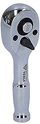 KS TOOLS 1/4 Mini-Umschaltknarre mit Metallgriff, 100 Zahn