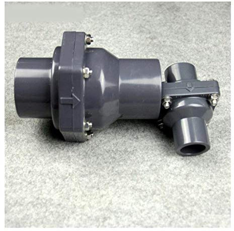 YIJIAN-UMBRELLA Vannes 1pcs UPVC Non-Retour Flap Flap Valve unidirectionnelle Valve en Plastique clapet Anti-Retour 25-160MM Diamètre intérieur Vertical général Lie (Specification : Inner 50mm)
