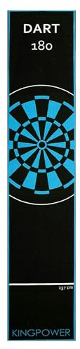 Kingpower Dart Tappeto per Freccette Tappeto per Freccette 290x60 cm Freccette Accessori per Freccette Protezione Linea di Scarico Gomma Diversi Modelli, Design:Design 04