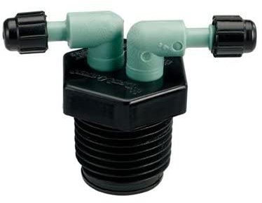 Orbit Lot de 10 collecteurs d'arrosage goutte à goutte à 2 ports pour tuyau d'égouttement de 6,35 mm – MPT