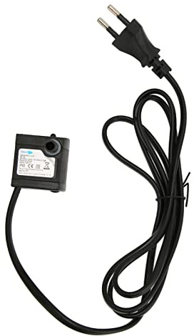 Fabul Mini Bomba Sumergible, Reducción de Ruido Ajustable, IPX8, Bomba de Agua para Acuario, Resistente Al Agua, Enchufe Europeo de 220-240V para Peceras de Agua Salada
