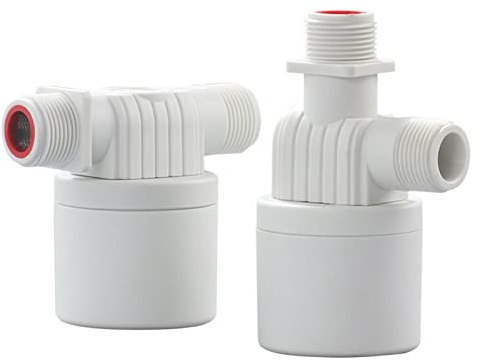 NALsa Vollautomatisches Wasserstandsregelventil Wassertank Wasserstand Schwimmerventil Wasserstandsregler 1Stk (Size : 1/2inch, Color : White)