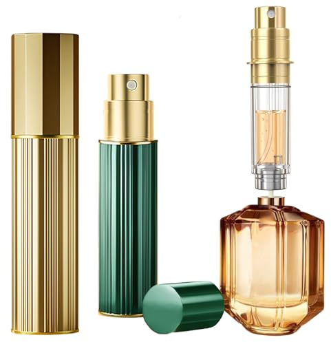 OSALALA Perfume Atomiser Travel Spray Bottle, 5ML Refillable Perfume Travel Bottle Easy to Refill Empty Atomisers Bottles for Purse, Handbag, Pocket and Luggage Gift