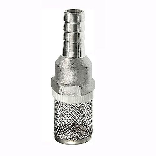 Filtre pour tuyau d'irrigation,Filtre pour tuyau Tube d'irrigation de jardin, pompe de lavage de voiture, filtre en acier inoxydable, filet de filtre à eau en maille, 1 pièce(8MM)