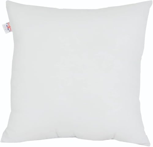 NIGHTSLEEP Hotel Quality Hollow Fibre Cushion Pads, Inners, Inserts, Scatters in Multi Packs, Bounce Back Square Cushion Pads available in 12 14 16 18 20 22 24 26 28 30 (16X16, 1, count)