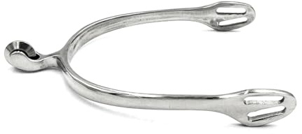 Equine Smile ES1055 ErgoSpur Radsporen UFO Rad Reitsporen Reiten Sporen Spur hochwertiger Edelstahl (Damen 30 mm)