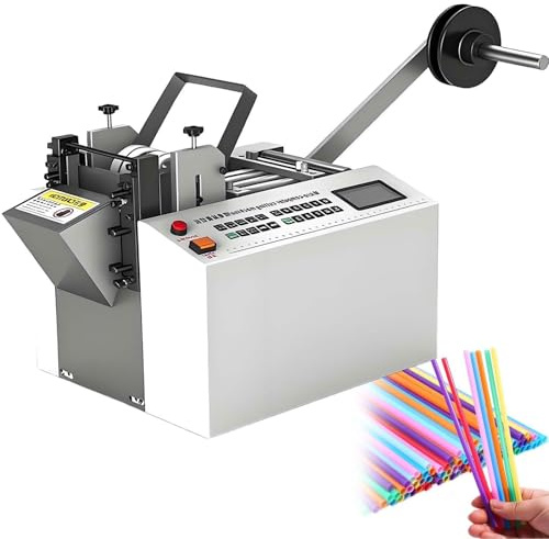 Tagliatubi automatico for tubi termoretraibili, tagliatubi elettrico da 300 W con larghezza di taglio da 1 a 100 mm, lunghezza da 0,1 a 99999,9 mm, precisione di taglio 0,1 mm