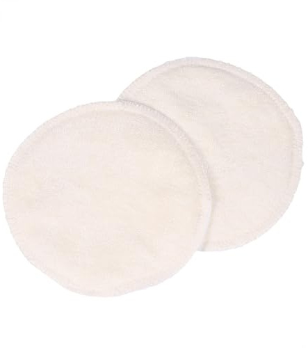 Dischetti Assorbilatte Lavabili Anti-galattorrea 6 Pezzi | Fibra di Bambù, Alta Assorbenza del Latte, Inserti per Reggiseno Riutilizzabili