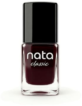 Nata Esmalte de Uñas Classic, 10ml, 9-Free, Secado al Aire, Alta Pigmentación, Brillo Extremo, Larga Duración (Burgundy Passion)