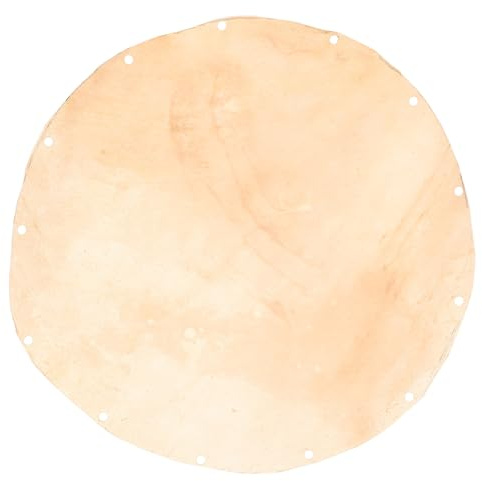 EPIGEIST Ersatzfell 25cm Trommelleder aus Ziegenhaut für Afrikanische Handtrommeln Djembe und Doumbek mit Widerstandsfähigem Klang für Trommelworkshops und Bühnenauftritte