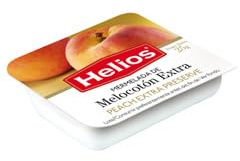 Confiture de Pêches en Monoportions - Texture Veloutée pour Hôtels et Catering - Boîte de 80 x 25g