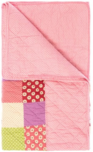 My Flair Decken Patchwork Decken Rose/Colorful 155 x 220 cm