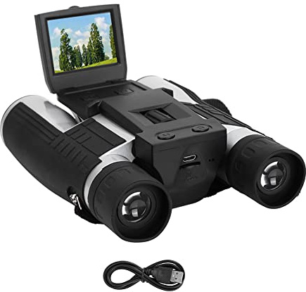 Binocolo, HD Binocolo Telescopio Fotocamera digitale multifunzionale Telescopio Oculare grande 1000 m con display da 2 pollici per esterno