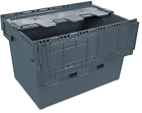 Tayg - Eurokasse med lock för livboj och transport 60 x 40 x 34 cm svart (6434-T)