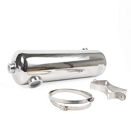 GMSLuu 28KW/60KW Pool-Wärmetauscher aus Edelstahl Schwimmmbadwärmetauscher für Schwimmbecken Silber (485×134mm)