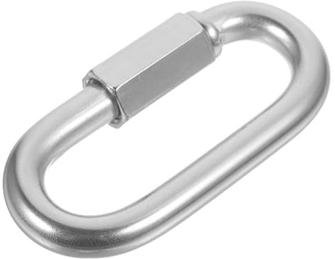 PartyKindom Locking Carabiner Inossidabile Piccolo Quick Link Per Catene Per Hammock e Attività Outdoor