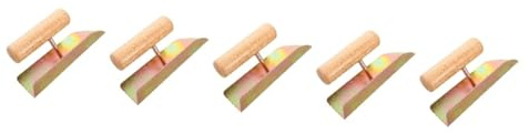 OSALADI 5stücke Eckspachtel Für Putzarbeiten Ergonomischer Kanten Und Fugenwerkzeug Mit Metallklinge Für Und Betonanwendungen Großer Holzgriff Stabil Und Langlebig